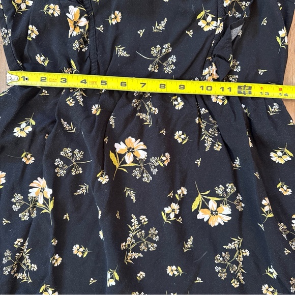Wild Fable Floral Print Sleeveless Ruffle Apron Front Short Mini Dress Women’s M - Picture 11 of 14